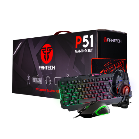 Fantech 5 in 1 Gaming Combo P51